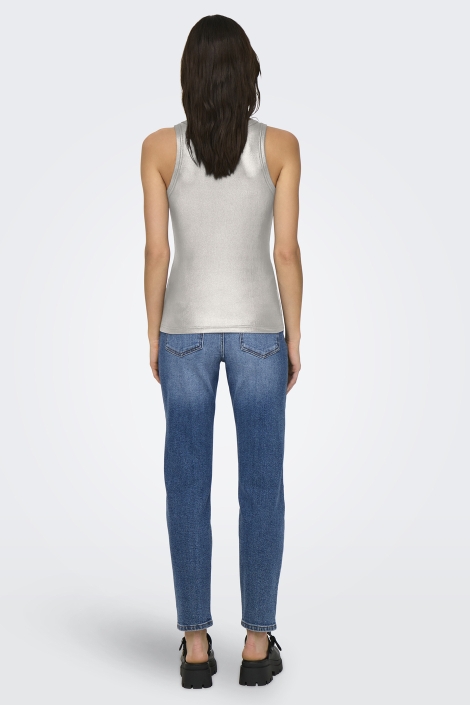 Only onlsol life s/l glitter rib top jrs